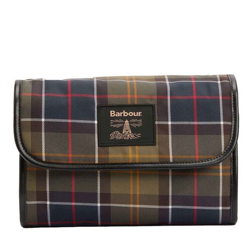 Barbour Tartan Hanging Washbag